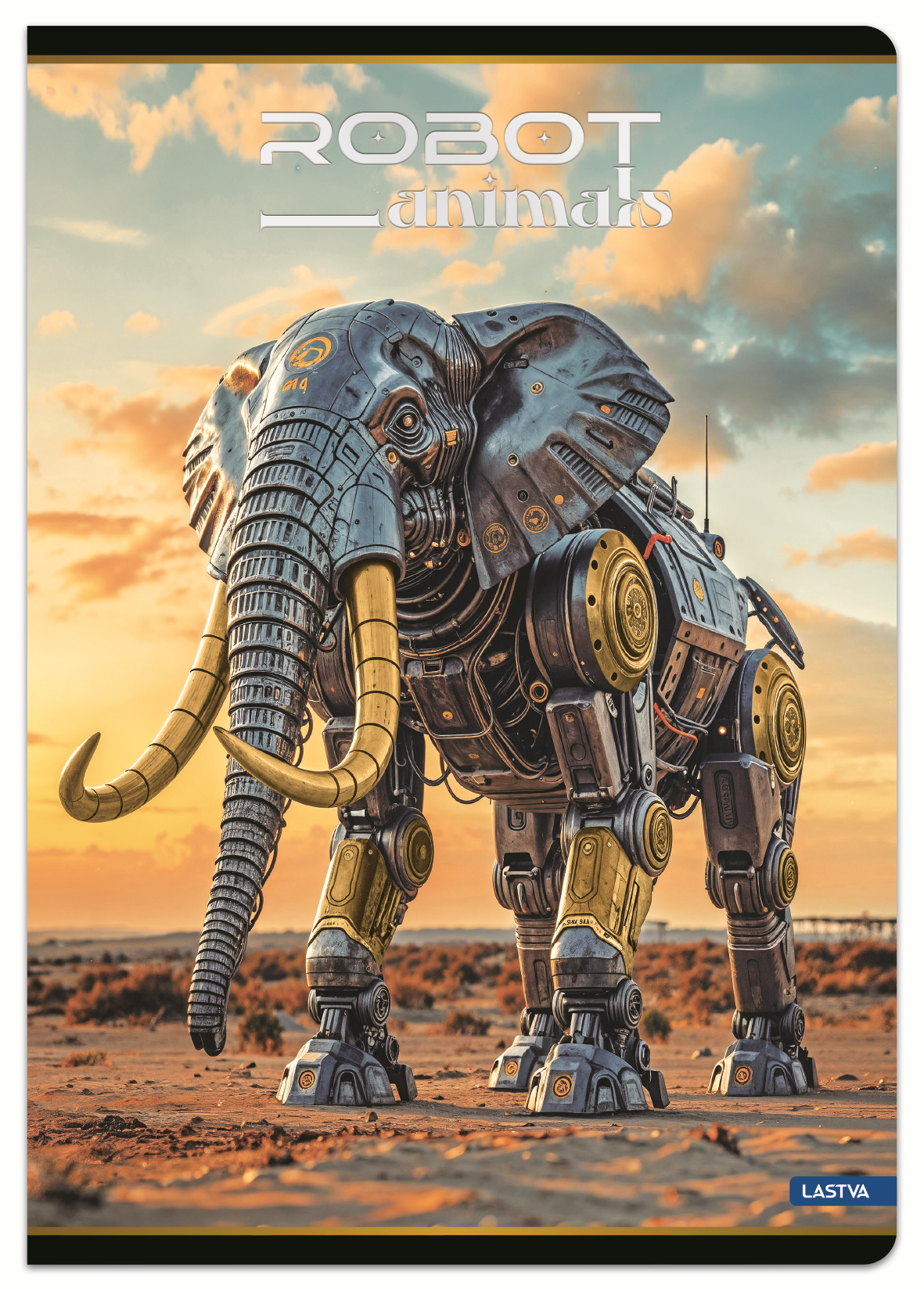 SVESKA A5 KARO ROBOT ANIMALS (više dezena) - Knjižara Riznica Beograd